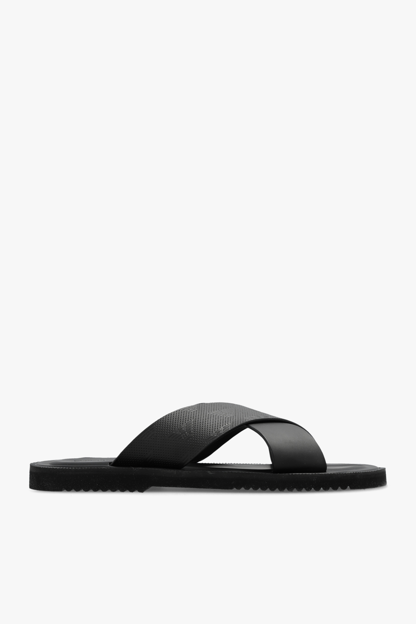 Emporio Armani Slides with logo Men s Shoes Vitkac